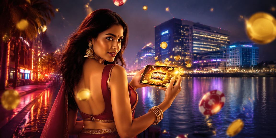 Slots & Live Casino Neon themed slot machines popular among Indian players